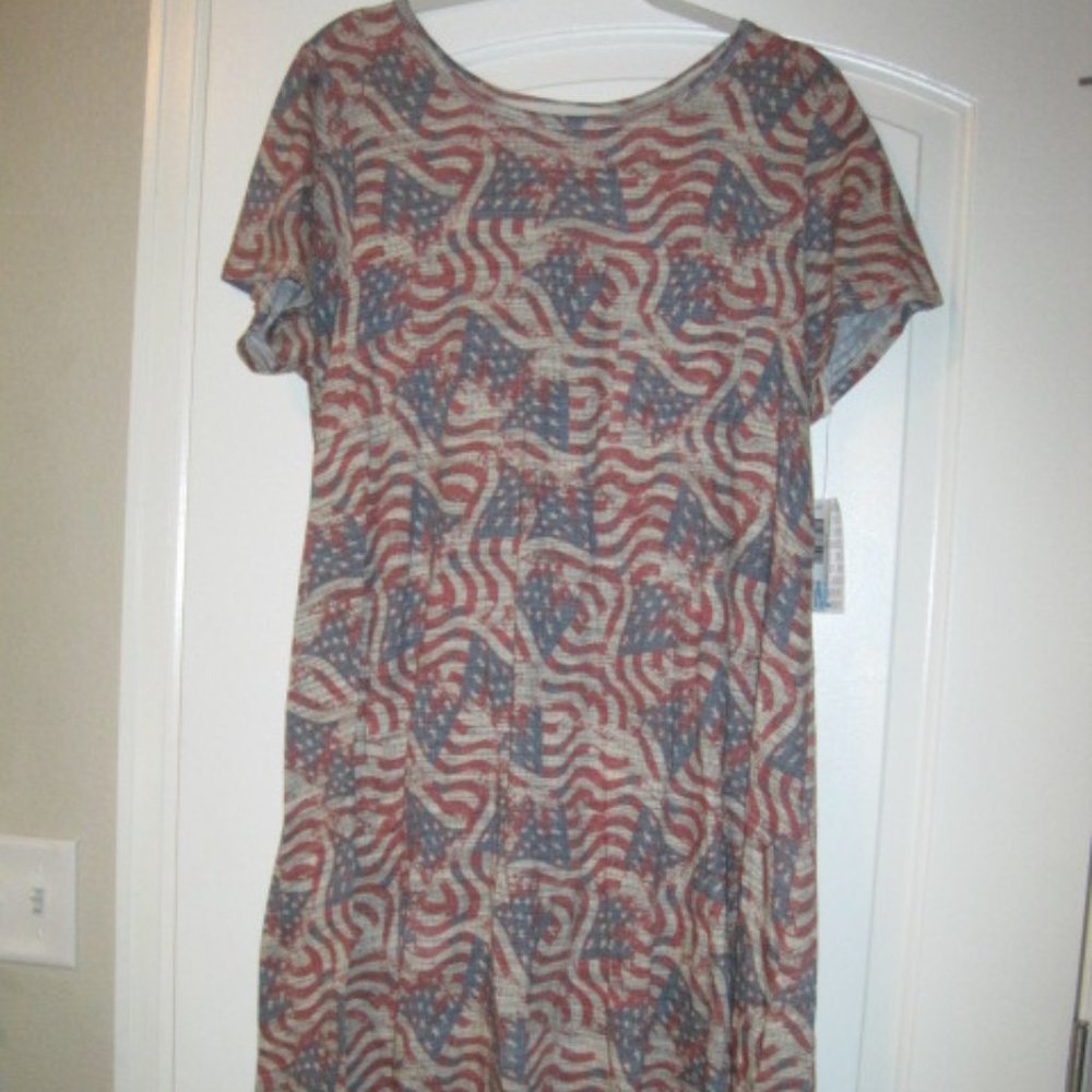 Lularoe American Flag Carly